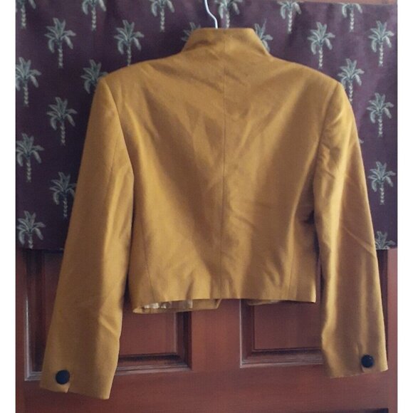 VTG Appliqued Blazer Jacket Romanoff 100% Wool Lined Made in Italy Matador 8 - Picture 3 of 13